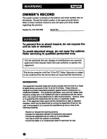 Preview for 2 page of Sony ICF-SW100E Operating Instructions Manual