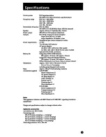 Preview for 35 page of Sony ICF-SW100E Operating Instructions Manual