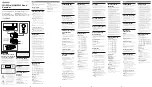 Sony ICF-SW600 Operating Instructions preview