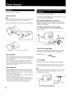 Preview for 8 page of Sony ICF-SW77 Operating Instructions Manual