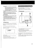 Preview for 23 page of Sony ICF-SW77 Operating Instructions Manual