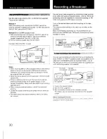 Preview for 30 page of Sony ICF-SW77 Operating Instructions Manual