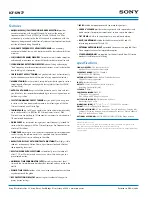 Preview for 2 page of Sony ICF-SW77 Specifications