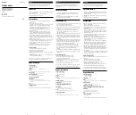 Sony ICF-T30 Operating Instructions preview