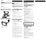 Sony ICR-520 Operating Instructions preview