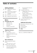 Preview for 5 page of Sony ID Telephone IT-ID70 Operating Instructions Manual