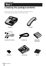 Preview for 6 page of Sony ID Telephone IT-ID70 Operating Instructions Manual