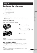 Preview for 7 page of Sony ID Telephone IT-ID70 Operating Instructions Manual