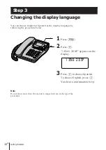 Preview for 10 page of Sony ID Telephone IT-ID70 Operating Instructions Manual