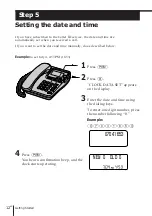 Preview for 12 page of Sony ID Telephone IT-ID70 Operating Instructions Manual