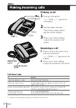 Preview for 14 page of Sony ID Telephone IT-ID70 Operating Instructions Manual