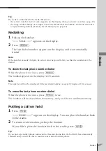 Preview for 15 page of Sony ID Telephone IT-ID70 Operating Instructions Manual