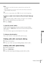 Preview for 17 page of Sony ID Telephone IT-ID70 Operating Instructions Manual