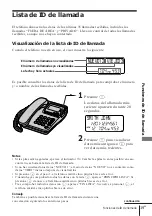 Preview for 49 page of Sony ID Telephone IT-ID70 Operating Instructions Manual