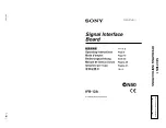 Предварительный просмотр 5 страницы Sony IFB-12 Service Manual