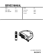 Sony IFU-HS1 Service Manual предпросмотр