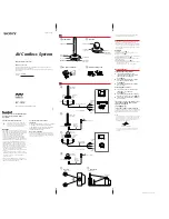 Sony IFV-TR1K Operating Instructions preview