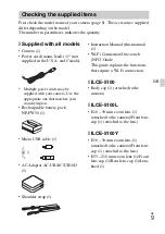 Предварительный просмотр 9 страницы Sony ILCE-5100 Instruction Manual