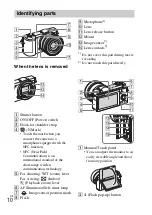 Предварительный просмотр 10 страницы Sony ILCE-5100 Instruction Manual