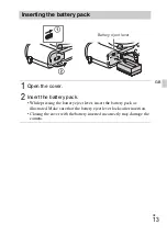 Предварительный просмотр 13 страницы Sony ILCE-5100 Instruction Manual