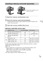 Предварительный просмотр 19 страницы Sony ILCE-5100 Instruction Manual