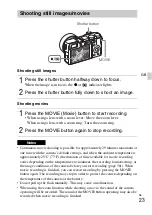 Предварительный просмотр 23 страницы Sony ILCE-6300 Instruction Manual