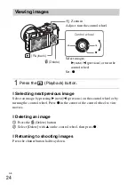 Предварительный просмотр 24 страницы Sony ILCE-6300 Instruction Manual