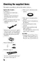 Preview for 16 page of Sony ILCE-7M2 Instruction Manual