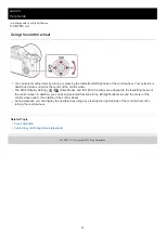 Preview for 30 page of Sony ILCE-7M3 a7III Help Manual