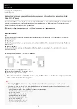 Preview for 86 page of Sony ILCE-7M3 a7III Help Manual