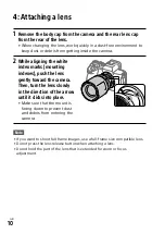 Предварительный просмотр 10 страницы Sony ILCE-7SM3 Instruction Manual