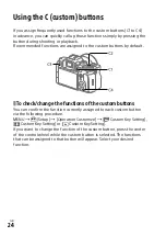 Предварительный просмотр 24 страницы Sony ILCE-7SM3 Instruction Manual