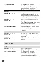 Предварительный просмотр 52 страницы Sony ILCE-7SM3 Instruction Manual