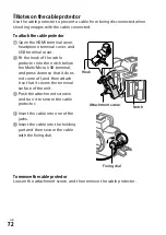 Предварительный просмотр 72 страницы Sony ILCE-7SM3 Instruction Manual