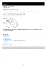 Предварительный просмотр 159 страницы Sony ILCE-7SM3 Instruction Manual