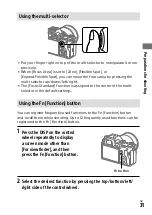 Предварительный просмотр 31 страницы Sony ILCE-9 Instruction Manual