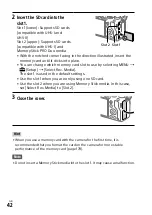 Предварительный просмотр 42 страницы Sony ILCE-9 Instruction Manual