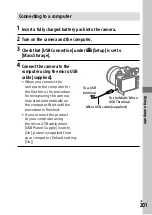 Предварительный просмотр 201 страницы Sony ILCE-9 Instruction Manual