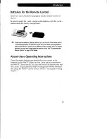 Preview for 8 page of Sony INT-W150 Operating Instructions Manual