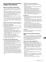 Preview for 3 page of Sony Ipela NSR-1100 Installation Manual