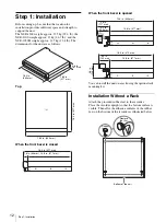 Предварительный просмотр 12 страницы Sony IPELA NSR Series Installation Manual