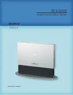 Sony Ipela PCS-G70S Brochure preview