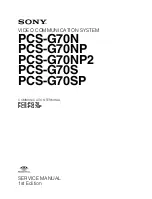 Sony Ipela PCS-G70S Service Manual preview