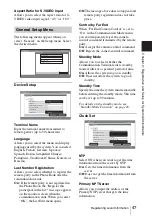 Preview for 47 page of Sony IPELA PCS-HG90 Operating Instructions Manual