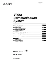 Sony IPELA PCS-TL33 Quick Start Manual preview