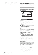 Preview for 48 page of Sony Ipela PCS-TL50 Operating Instructions Manual