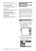 Preview for 64 page of Sony Ipela PCS-TL50 Operating Instructions Manual