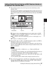 Предварительный просмотр 87 страницы Sony Ipela PCS-TL50 Operating Instructions Manual