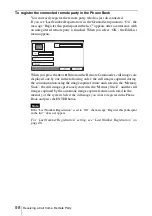 Preview for 98 page of Sony Ipela PCS-TL50 Operating Instructions Manual