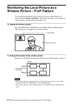 Предварительный просмотр 112 страницы Sony Ipela PCS-TL50 Operating Instructions Manual